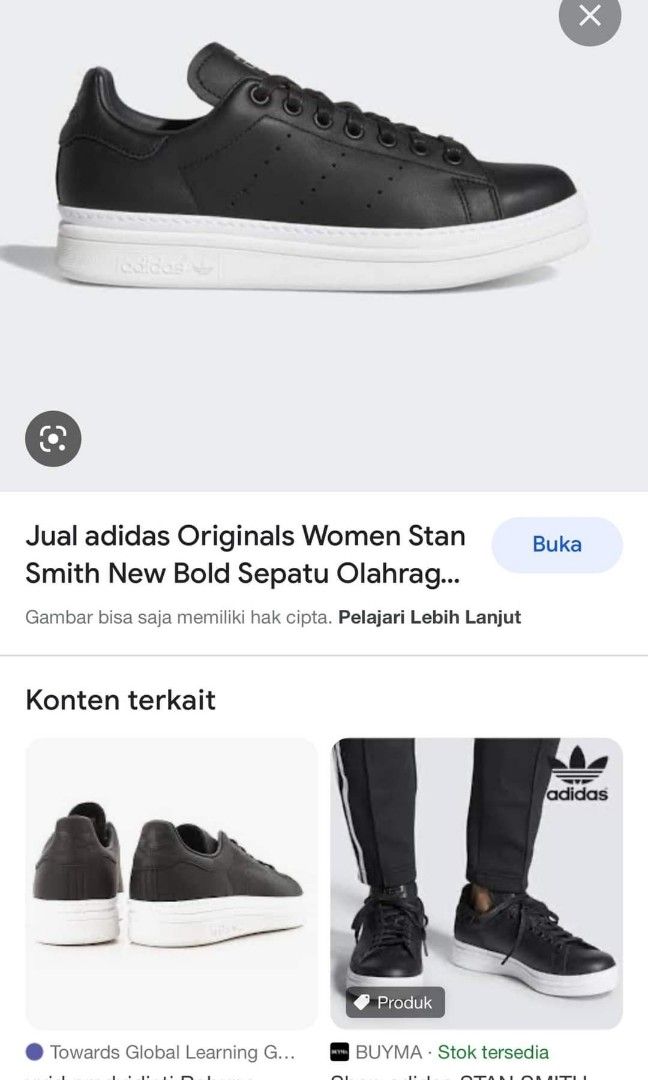 stan smith new bold black