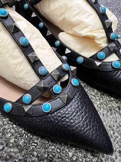 AITHENTIC VALENTINO CAGED FLATS