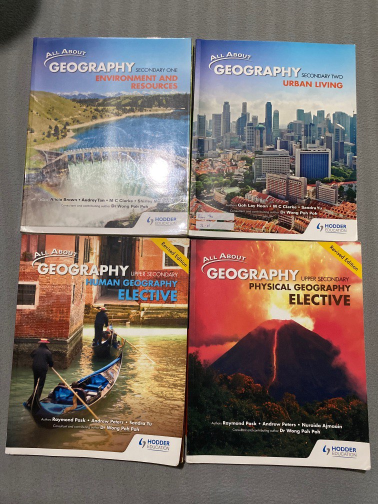 All About Geography Textbooks + FREE notes (S1, S2, Upper Secondary