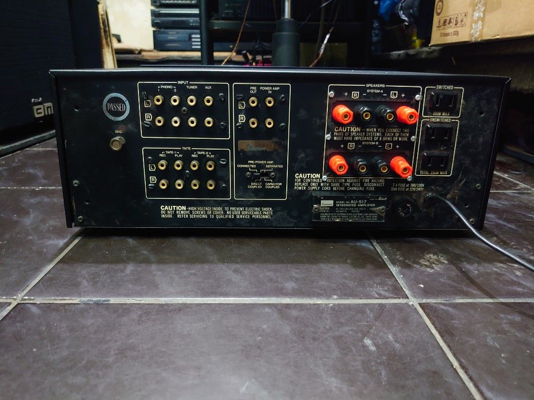 Amplifier Sansui AU 517 no marantz Denon pioneer rotel nad nakamichi