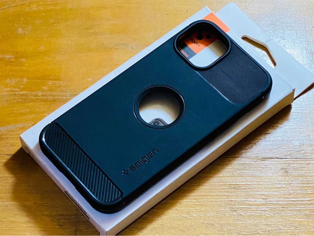 apple iphone 13 original case merk spigen rugged armor, Telepon Seluler