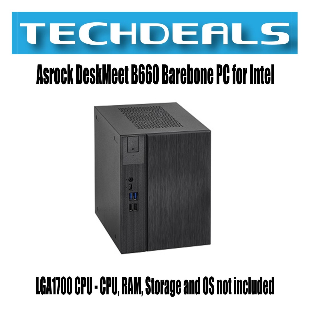【OS無し】DeskMeet B660 Core i5 12400 ASRock > DeskMeet B660 Series