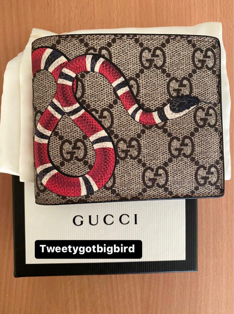 Gucci Wallet / Gucci snake wallet, Luxury, Bags & Wallets on Carousell