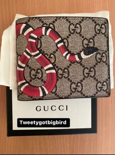 Receipt Gucci Wallet Snakes Gucci Snake Wallet For Sale Carousell