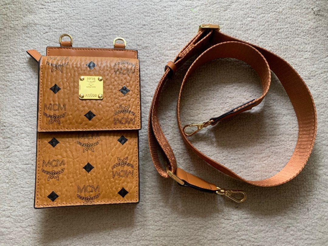 Authentic MCM crossbody shoulder pouch