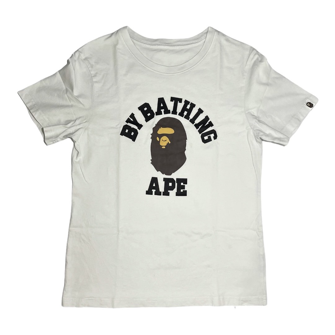 Bape white shirt, Men's Fashion, Tops & Sets, Tshirts & Polo Shirts on Carousell
