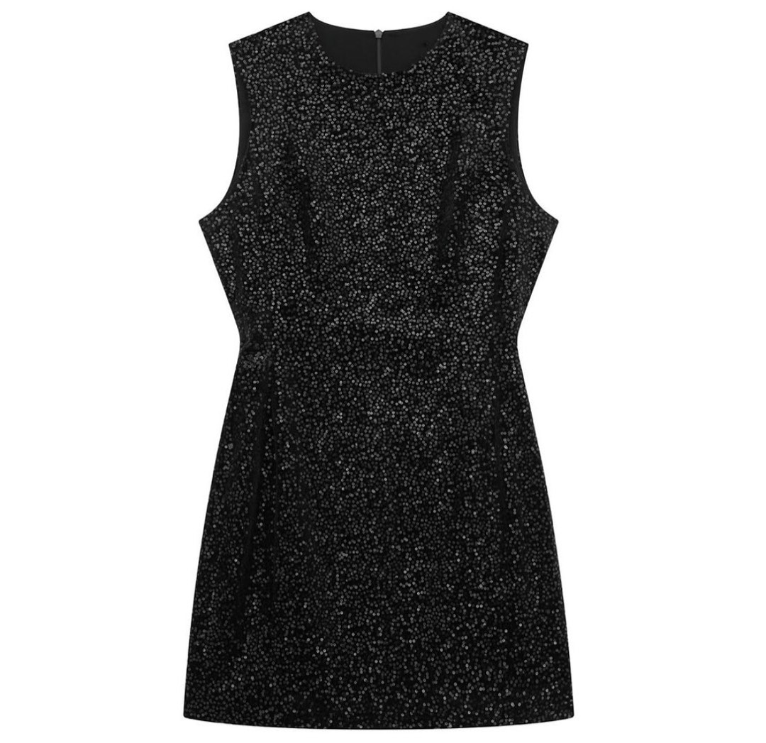 Black sequin mini dress, Women's Fashion, Dresses & Sets, Dresses on ...