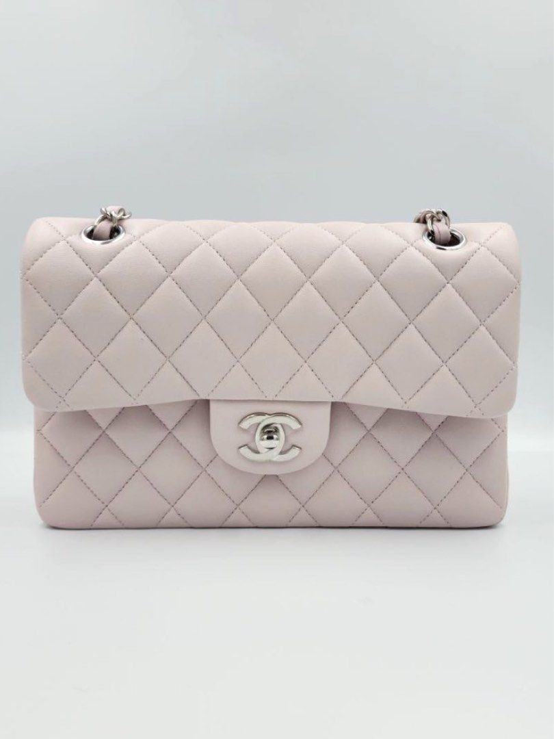 Brand New Chanel Light Purple 21B Small Lamb Skin Flap Silver Hardware,  Luxury, Bags & Wallets on Carousell