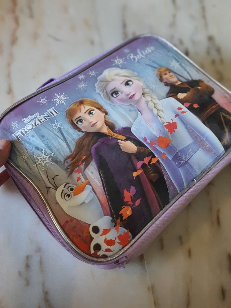 disney frozen lunch box bag bento 2storage stainless picnic elsa