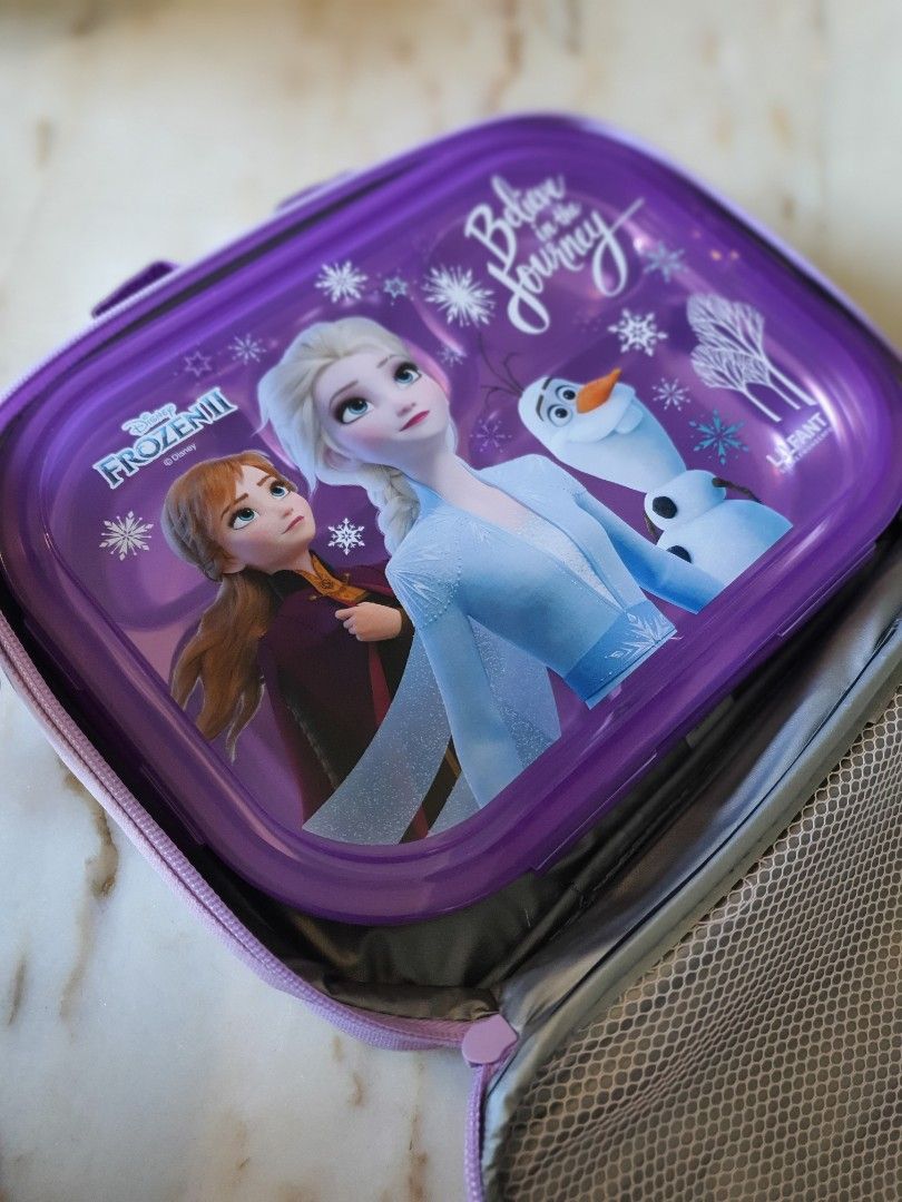disney frozen lunch box bag bento 2storage stainless picnic elsa