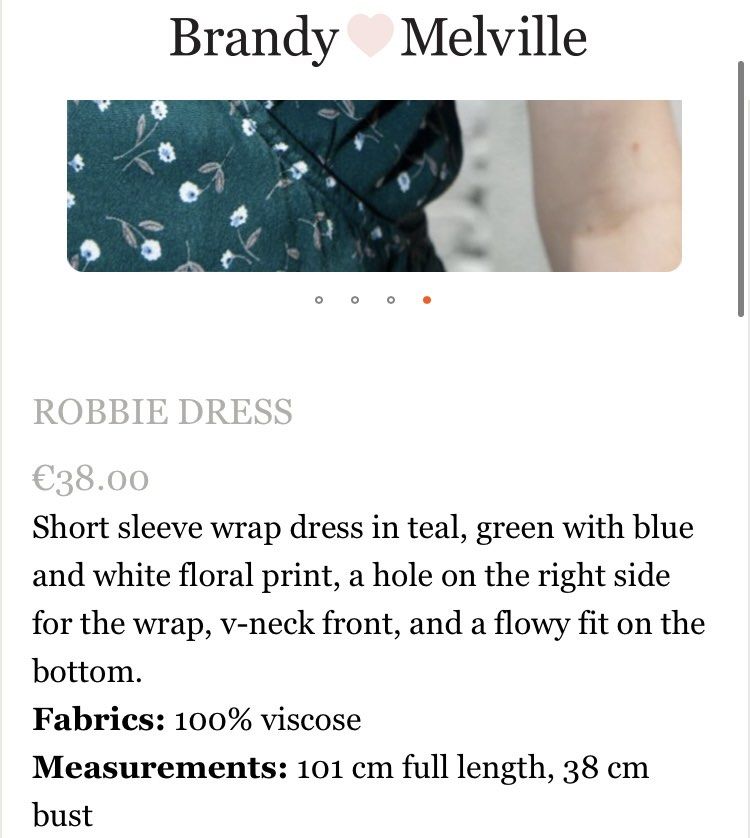 Brandy Melville Robbie Wrap Dress, Women's Fashion, Dresses & Sets, Dresses  on Carousell