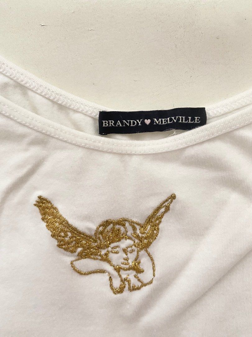 Brandy Melville Skylar Angel Tank, Women's Fashion, Tops, Sleeveless on