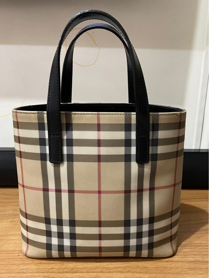Burberry nova check mini tote outlet