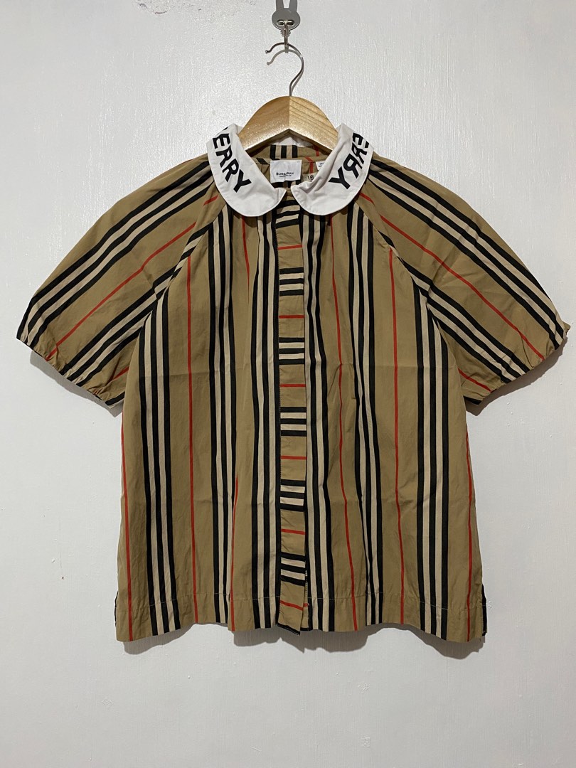 Burberry polo shirt womens pink Clearance