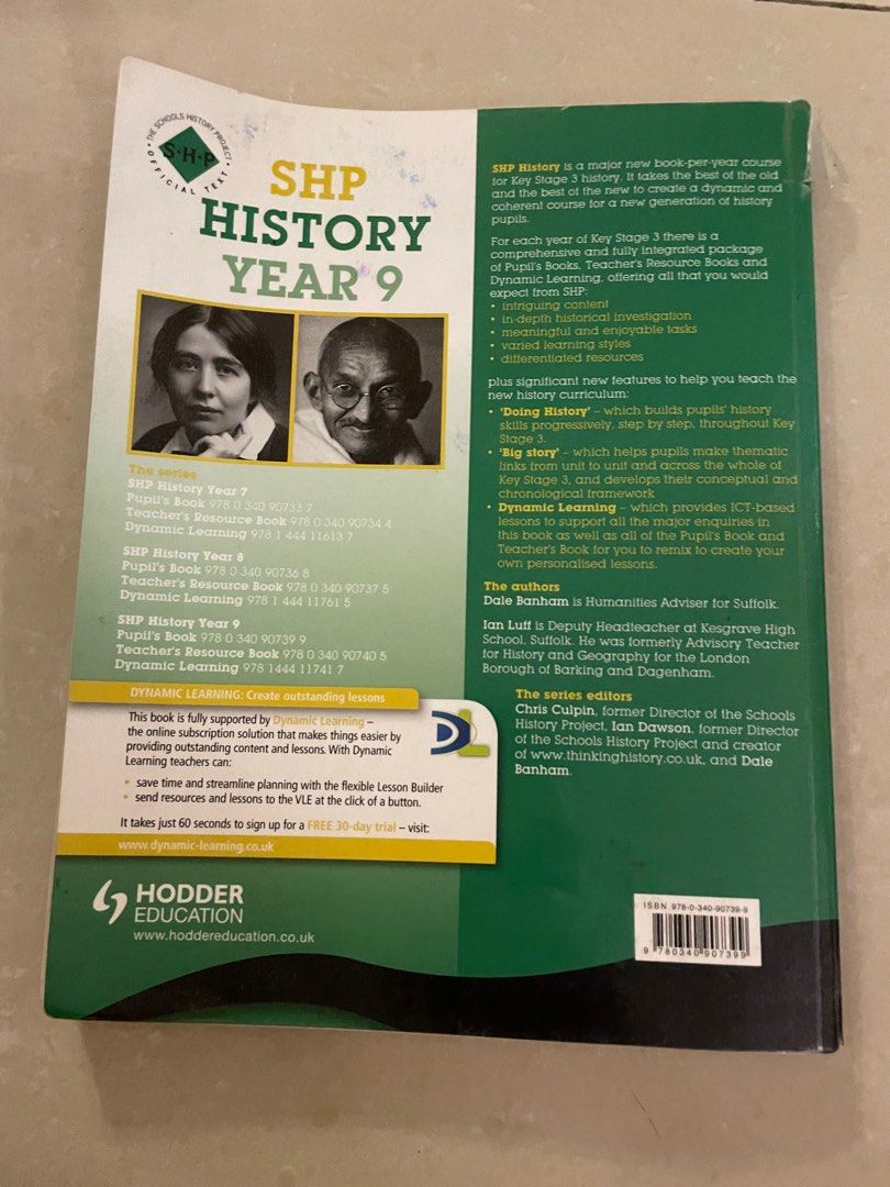 Cambridge IGCSE OLevel Year 9 History Coursebook, Hobbies & Toys