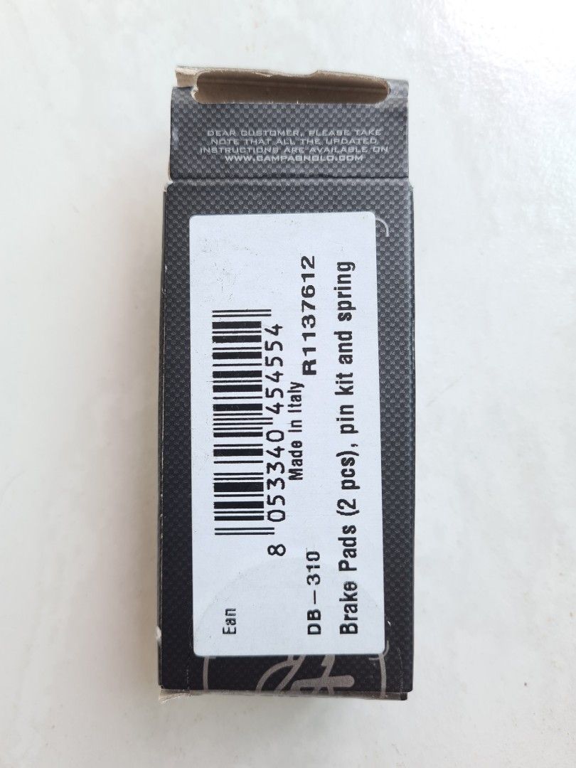 Campagnolo DB310 Disc Brake Pads, Sports Equipment, Bicycles & Parts