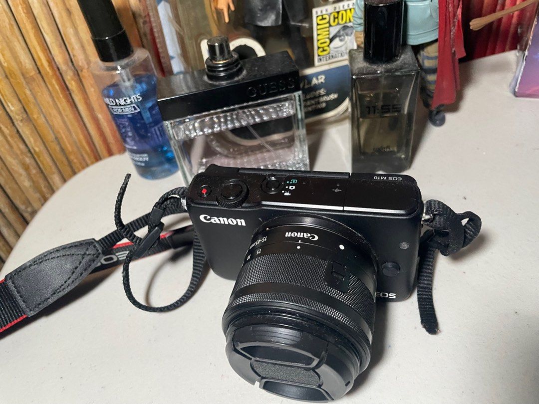 Canon eos m10 (Category: Cameras) located in Quezon City. Submitted by tyler8. (Listing ID 1200161473, Image 3). Description: Canon eos m10 Open for swap offer lang No issue at all ready to use good for beginner vlogger Camera comes w/ strap,8gb sd card only. For meetup: Marikina area- cubao. .