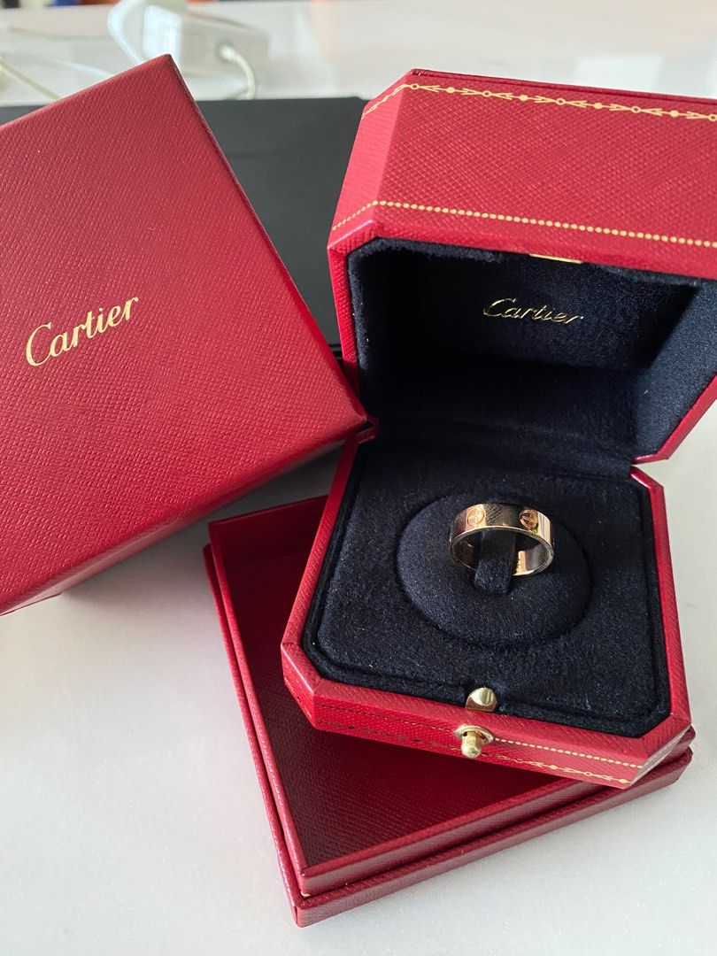 Cartier ring store box for sale