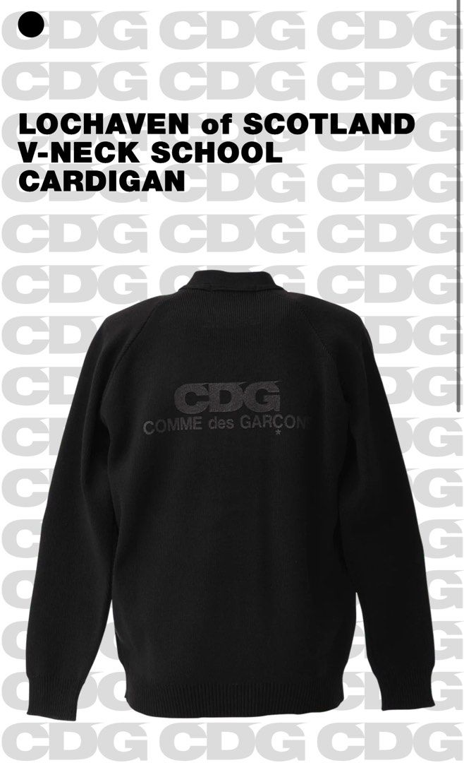 CDG LOCHAVEN of SCOTLAND V-NECK SCHOOL CARDIGAN CDGCDG 冷衫, 男裝