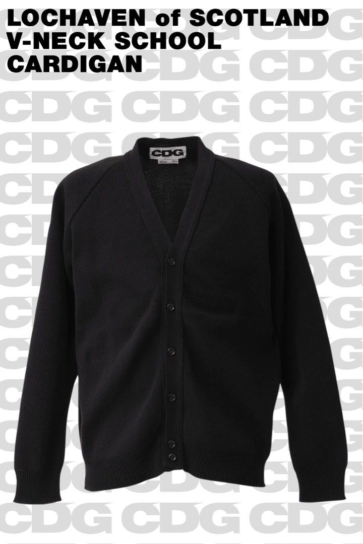 CDG LOCHAVEN of SCOTLAND V-NECK SCHOOL CARDIGAN CDGCDG 冷衫, 男裝