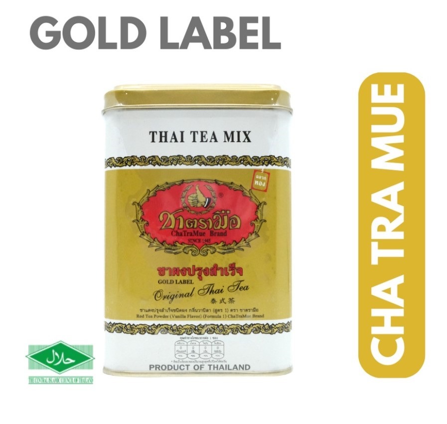 CHA TRA MUE | THAI TEA MIX | GOLD LABEL | RED TEA POWDER (VANILLA ...