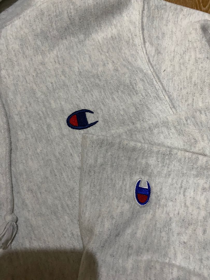 Champion sweater fake on sale vs real diamond