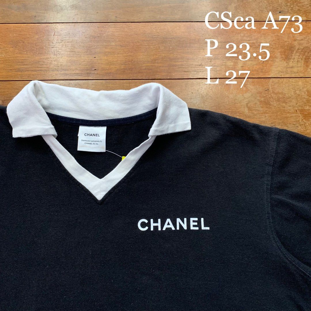 Chanel Collar Shirt, Men's Fashion, Tops & Sets, Tshirts & Polo Shirts on  Carousell