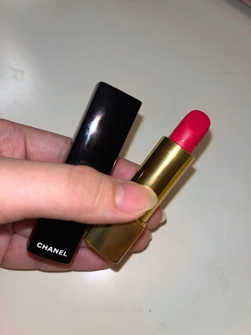 CHANEL Rouge Allure Velvet Lipstick ( 46 La Malicieuse), Beauty