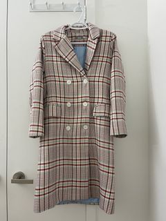 Checkered coat