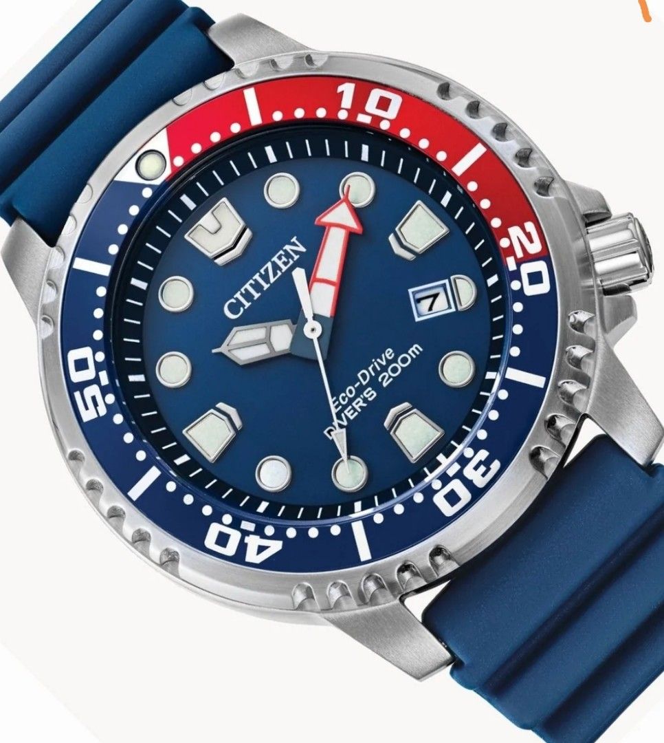 Citizen Aqualand Promaster Blue Dial Dive Watch BN2038-01L, Luxury, Watches  on Carousell