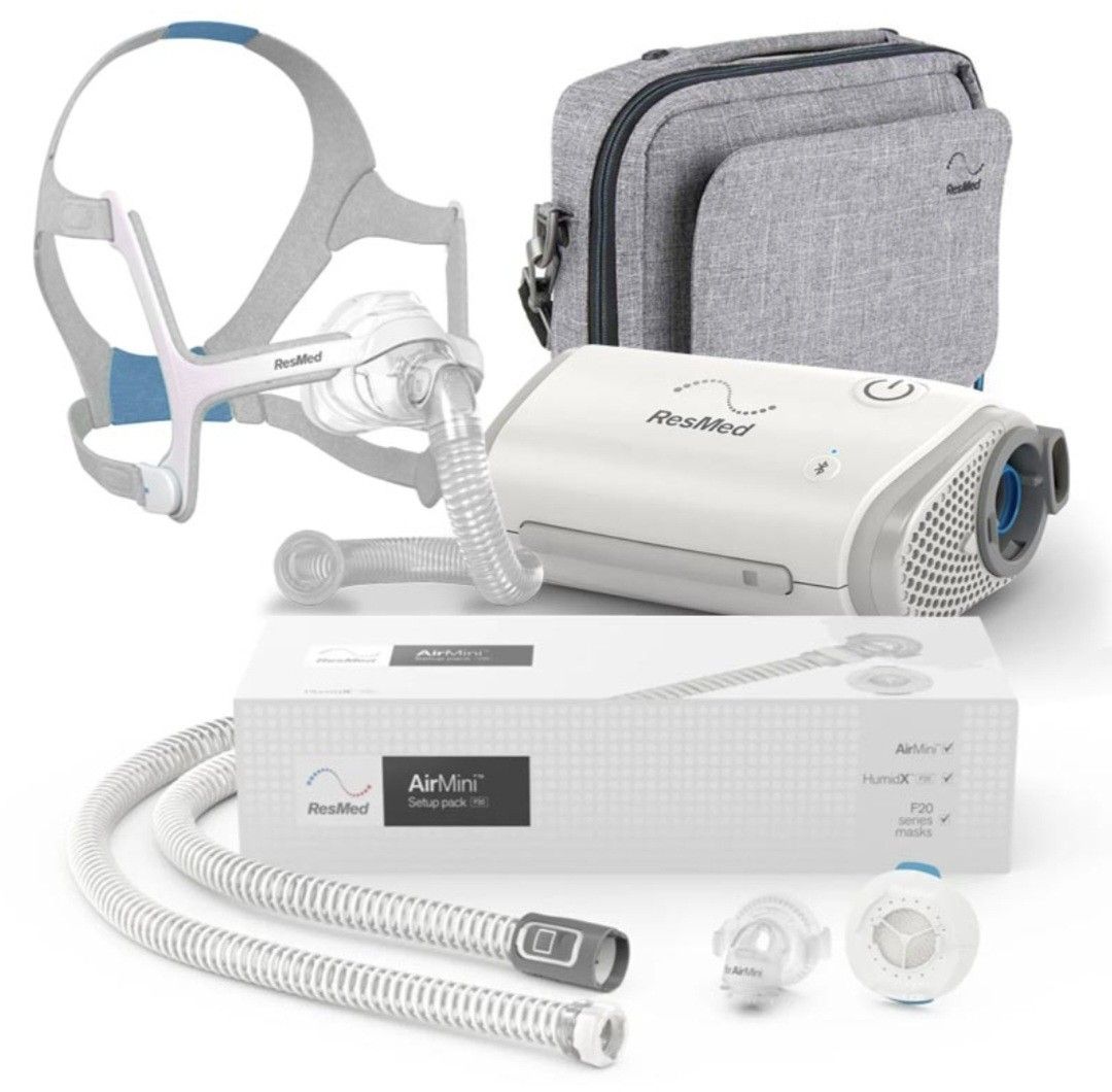 CPAP Resmed Air Mini Bundle Brand New, Health & Nutrition, Medical Supplies & Tools on Carousell