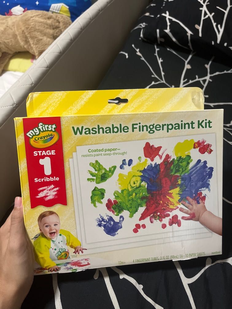 Gorgeous Crayola Washable Fingerpaint Kit Photo Nature