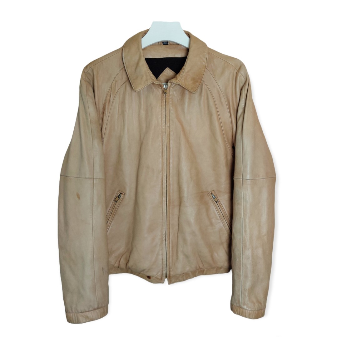 CRESCO Vintage Men's Genuine Leather Jacket, Men's Fashion, Coats ...