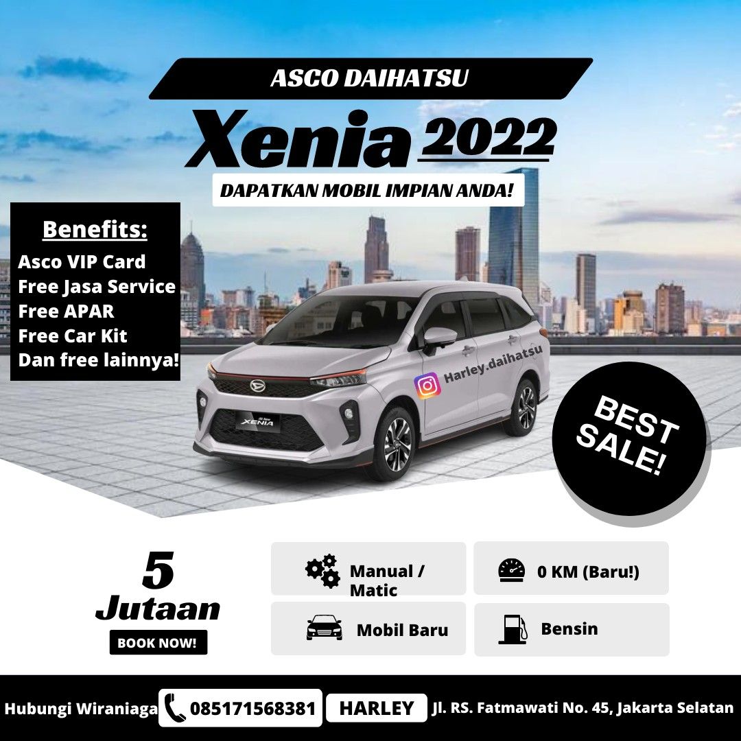 DAIHATSU XENIA DP MULAI 5 JUTAAN ANGSURAN RINGAN DATA DIJAMIN APPROVED ... Kredit mobil xenia dp 20 juta