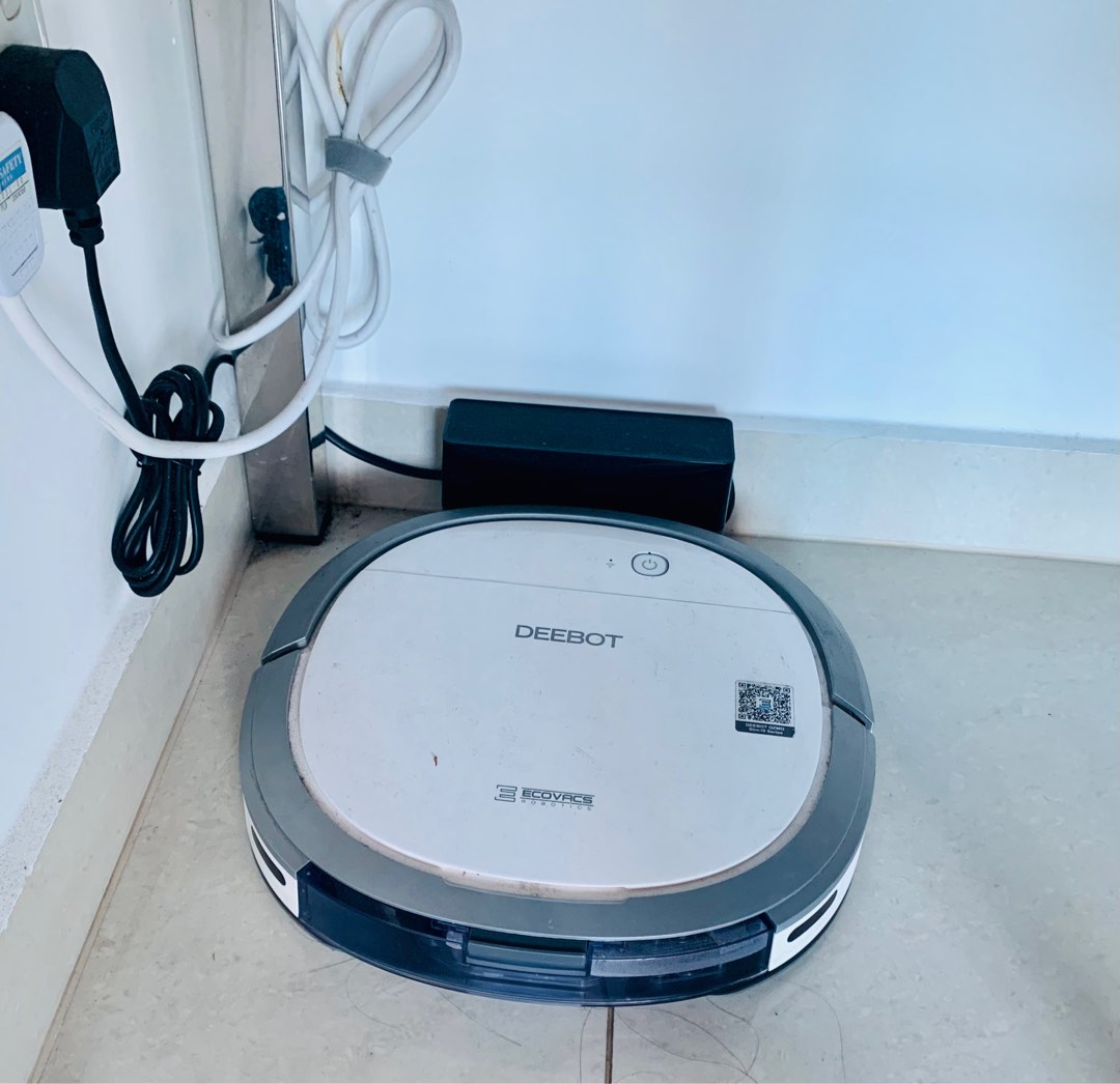 DEEBOT Robotic Vacuum Cleaner ( free mops), Furniture & Home Living