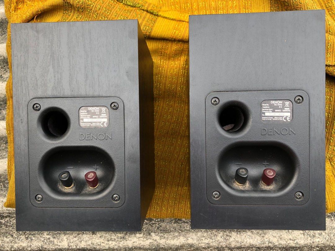 Denon SC M40 Black Speakers, Elektronik, Audio di Carousell