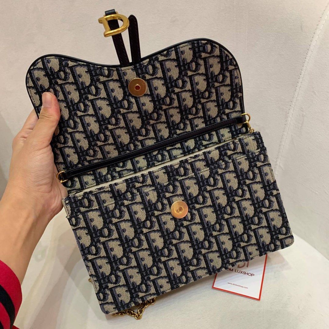 Dior Saddle Pouch, Luxury, Bags & Wallets on Carousell