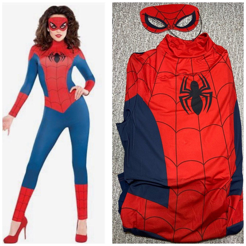 Disney Marvel Adult women Spider girl women onesie costume jumpsuit