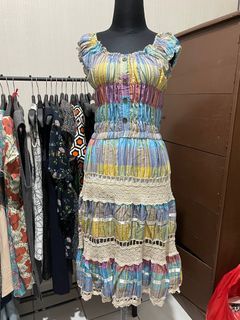 Dress rainbow bisa melar