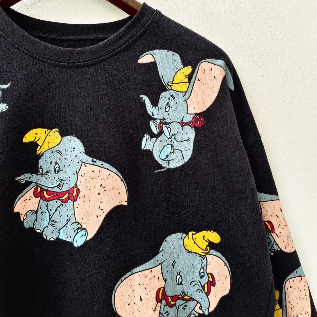 DUMBO GRAPHITE BLACK SWEATER ZARA LOOK A LIKE, Fesyen Wanita, Pakaian