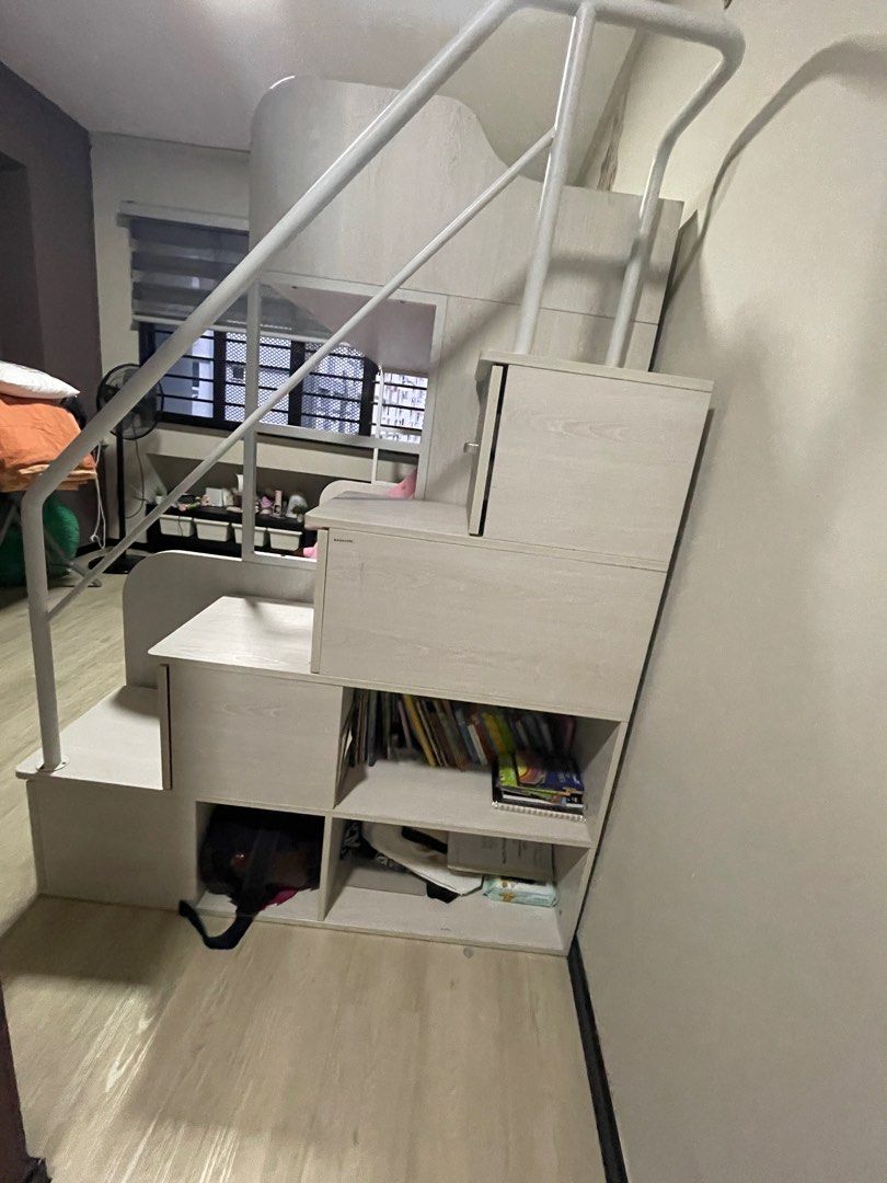 Eden Smart Living Bunk Bed with lighted desk & storage, Furniture