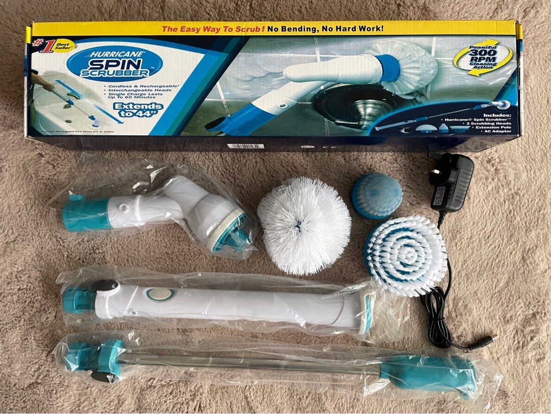 Electric Toilet Scrubber, Furniture & Home Living, Cleaning & Homecare