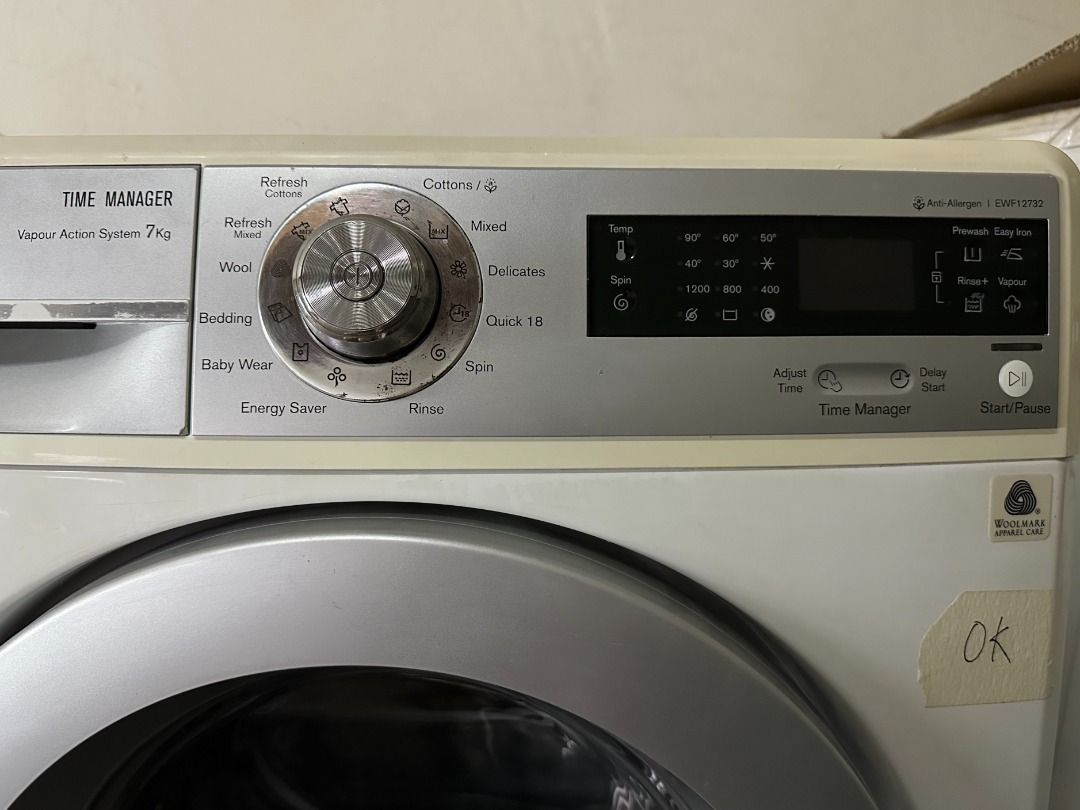 ELECTROLUX 7kg Front Load Washer EWF12732 (89612), TV & Home Appliances