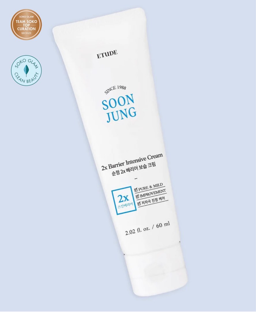 Etude House Soon Jung 2x Barrier Intensive Cream, Beauty & Personal ...