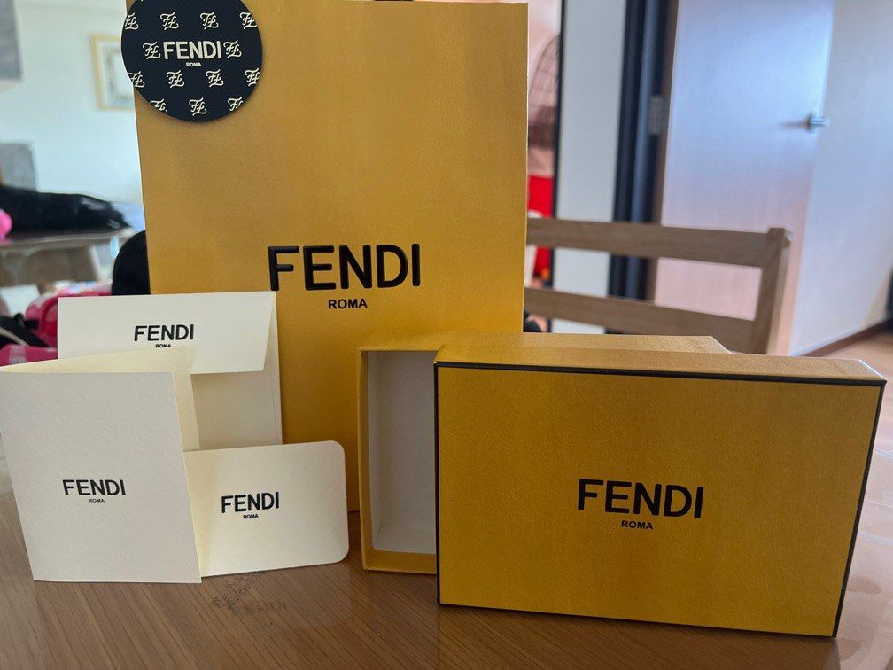 Fendi Wallet Box Paper Bag