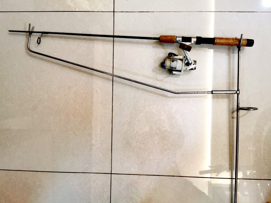 Fishing rod holder (Stainless Steel), Sports Equipment, Fishing on