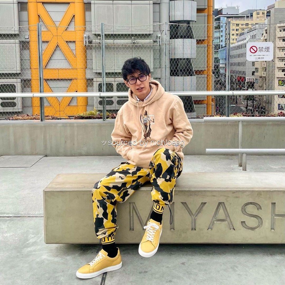 FR2 RABBITS CAMO CARGO PANTS, Men