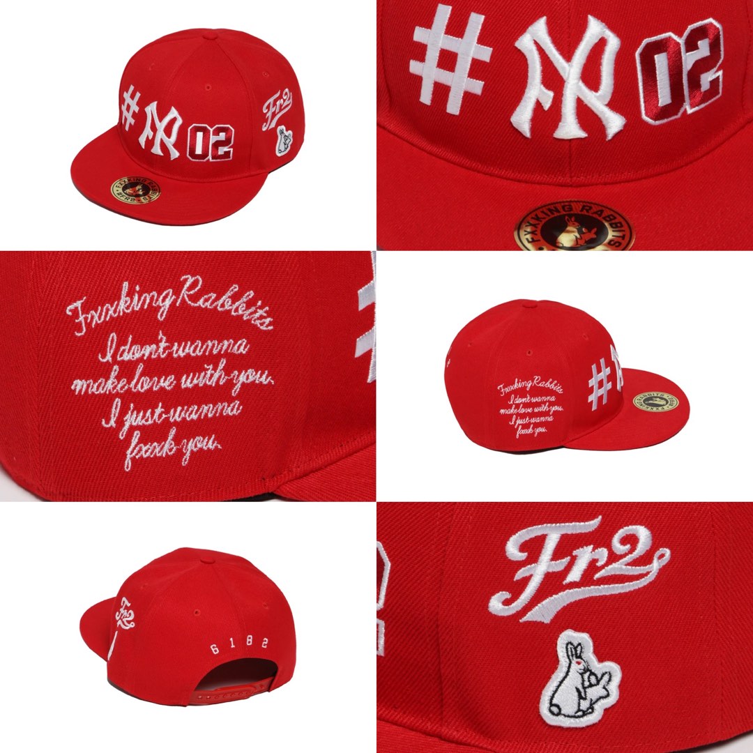 FR2 RANDOM EMBROIDERY VISOR CAP, Men's Fashion, Watches & Accessories