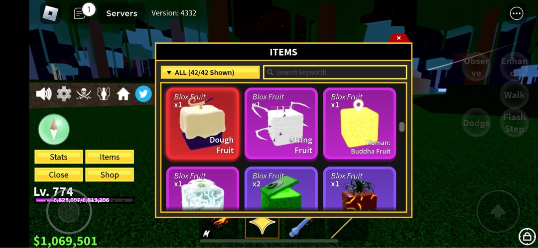 Selling String Fruit(BLOXFRUITS)(CHECK THE DESCRIPTION)