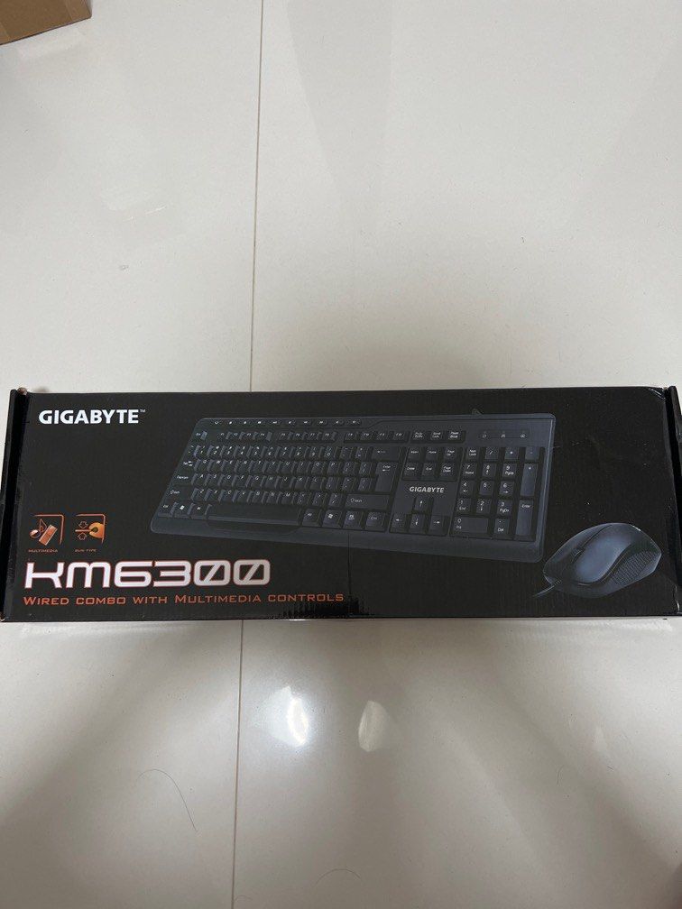 Gigabyte KM6300 Wired Combo With Multimedia Controls, Computers & Tech
